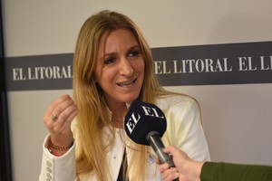 “Necesitamos una sociedad comprometida porque el gobierno solo, todo no lo puede hacer”, afirmó Florencia Carignano. Crédito: Flavio Raina