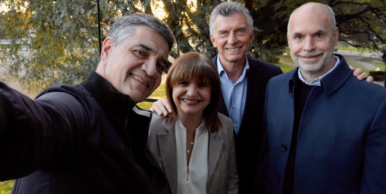 Foto de unidad: Mauricio Macri, Bullrich y Rodríguez Larreta respaldaron a Jorge Macri
