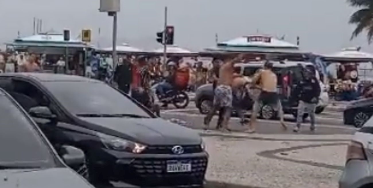 Video: agredieron a un hincha de Argentinos en la previa del partido ante Fluminense 