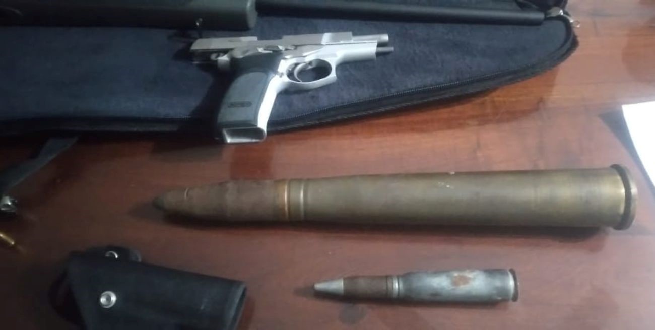 Un allanamiento por maltrato animal terminó con el secuestro de munición antiaérea