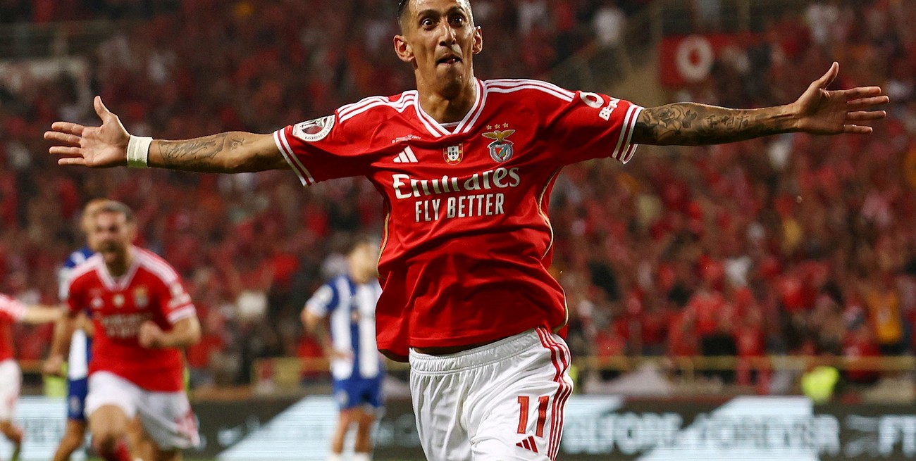 Con un golazo de Di María, Benfica ganó la Supercopa de Portugal