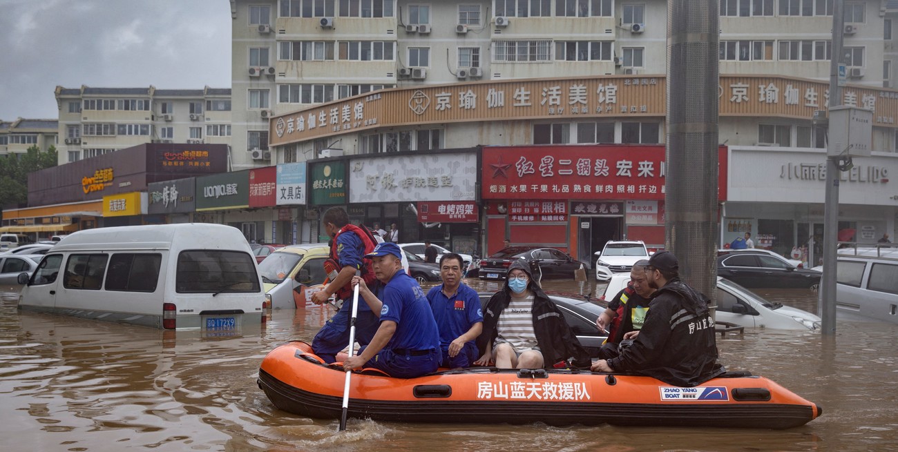 Devastadoras inundaciones en el norte de China cobran la vida de 78 personas