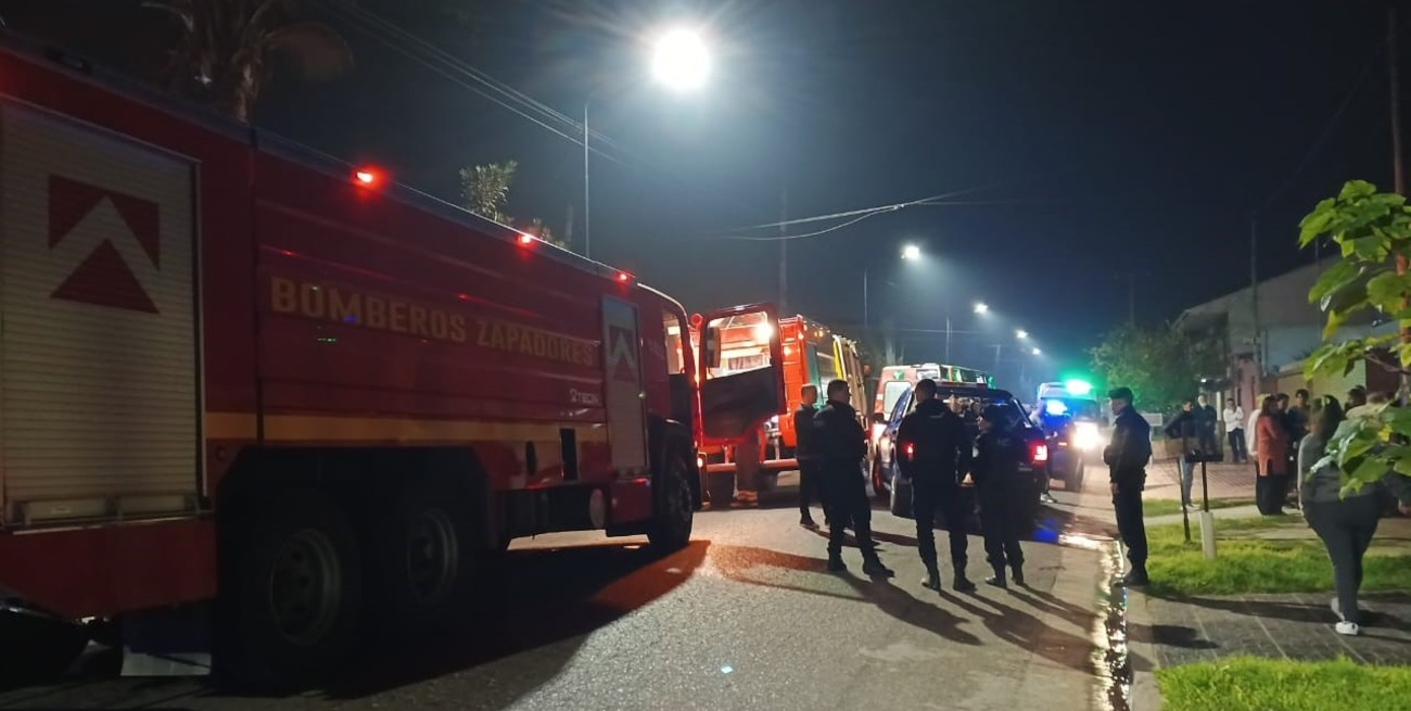 Tras el incendio en una vivienda secuestran una escopeta, armas blancas, cartuchos y esposas