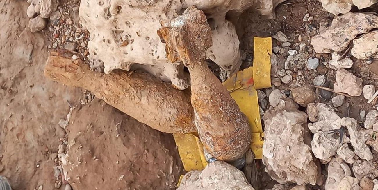 Encontraron proyectiles de mortero a la vera del Paraná