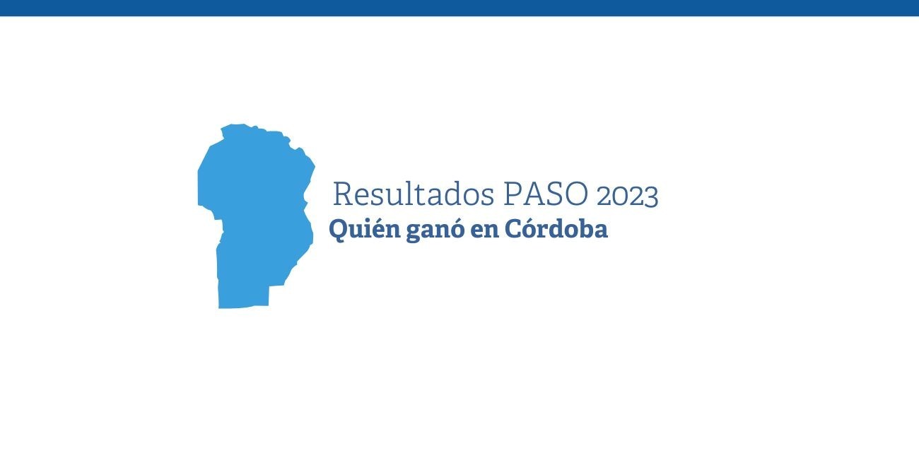 Resultados Elecciones PASO 2023: quién ganó en Córdoba