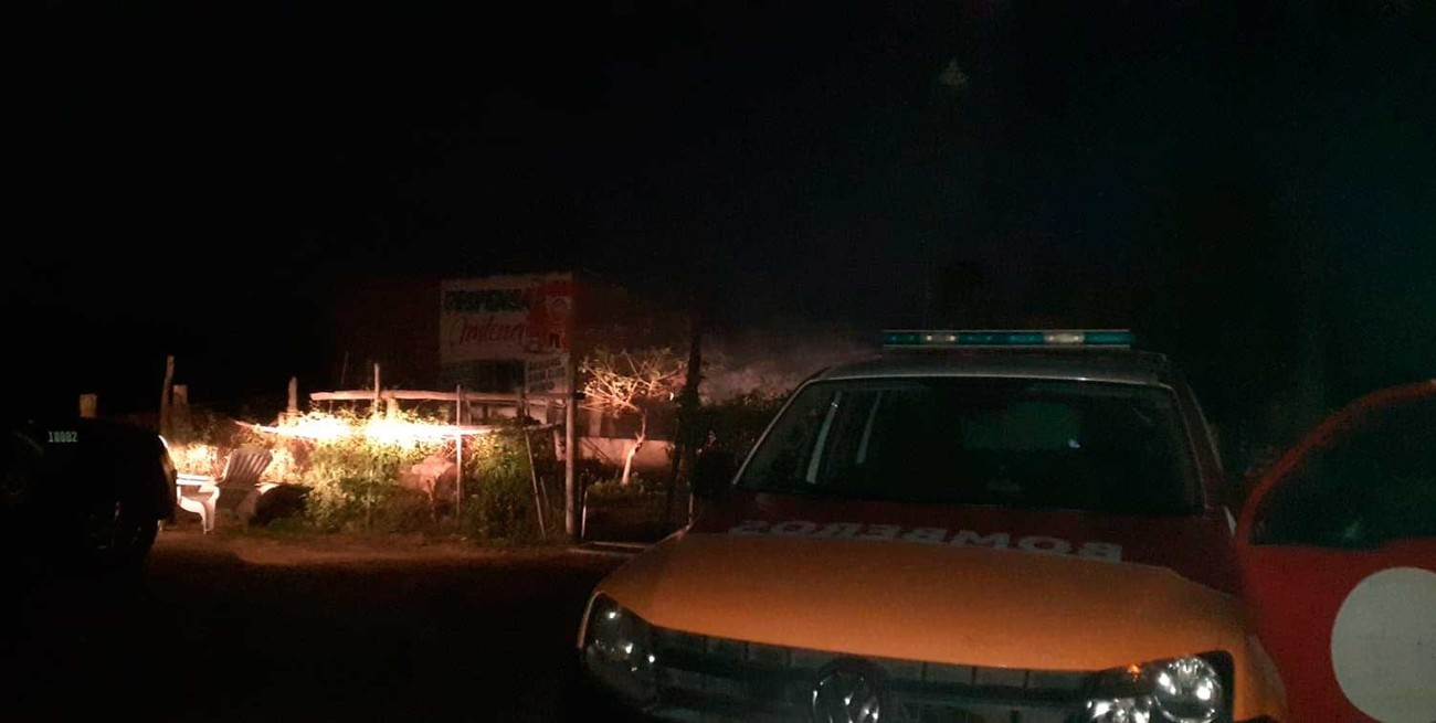 Se quemó una vivienda en cercanías al terraplén de Colastiné norte