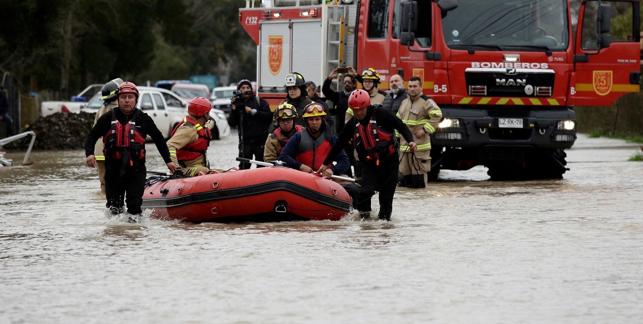 Devastador temporal en Chile: tres muertos y miles de damnificados 