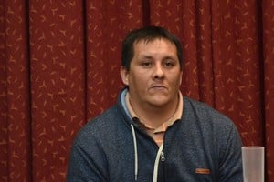 Omar Gabriel Albornoz (44) llegó a juicio en prisión preventiva. Sostiene su inocencia.  Créditos: Flavio Raina