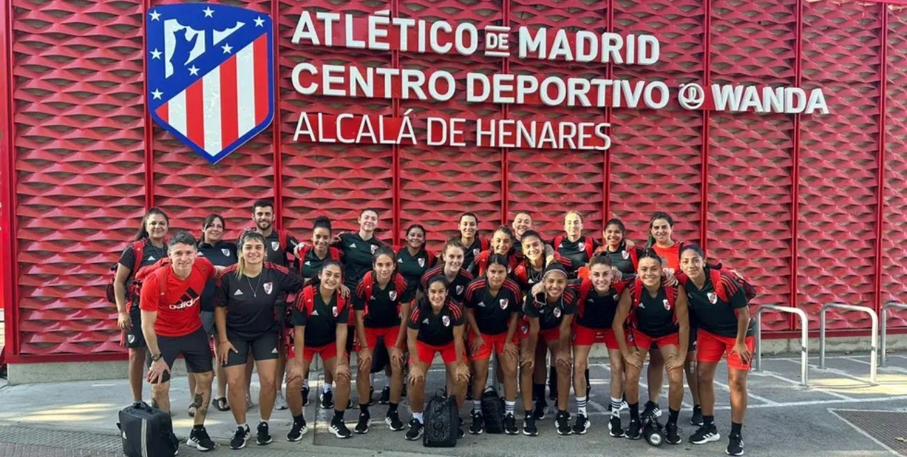 River perdió por goleada ante Atlético de Madrid en un torneo internacional amistoso