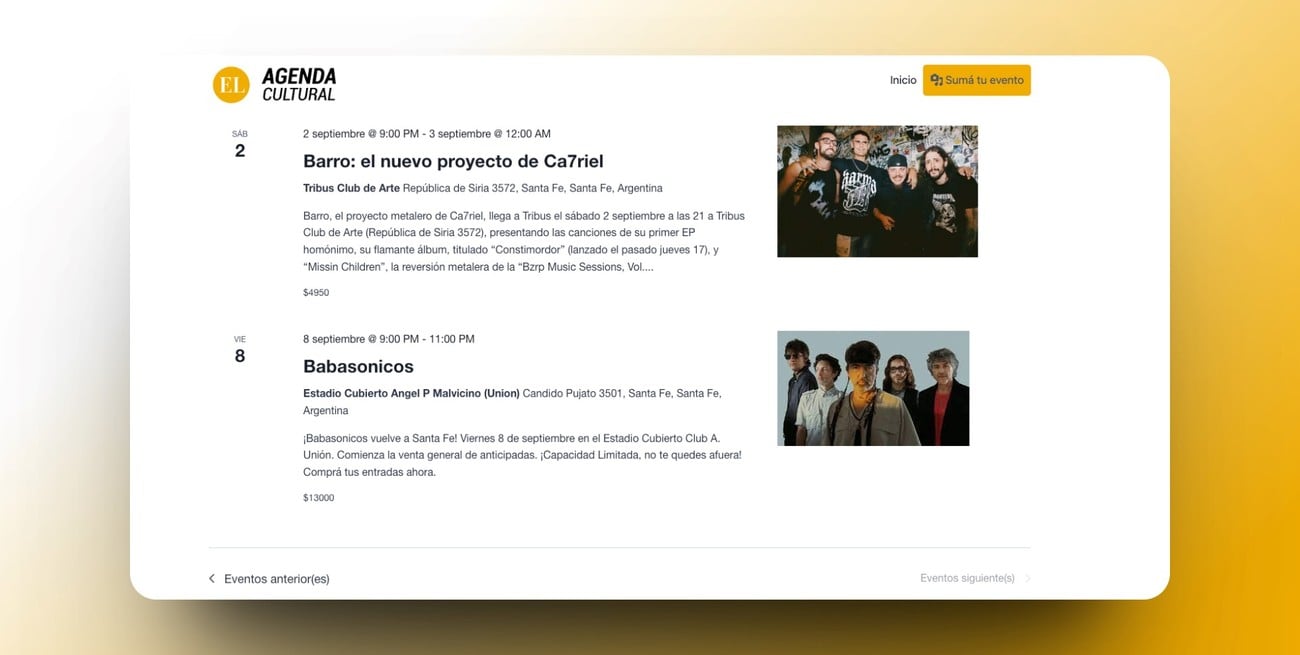 El Litoral lanza su agenda de espectáculos y eventos