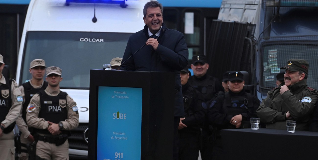 Massa inauguró en Rosario el sistema SUBE911: cómo funciona