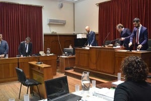 Se juzga en Santa Fe a un pintor por el crimen de una familia en 2018. Crédito: Flavio Raina