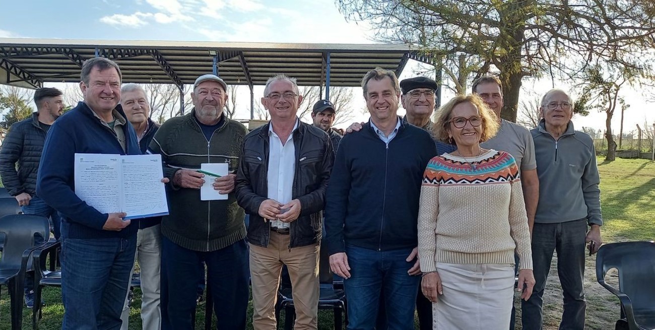 Inauguraron obras del programa Caminos de la Ruralidad en el departamento San Jerónimo