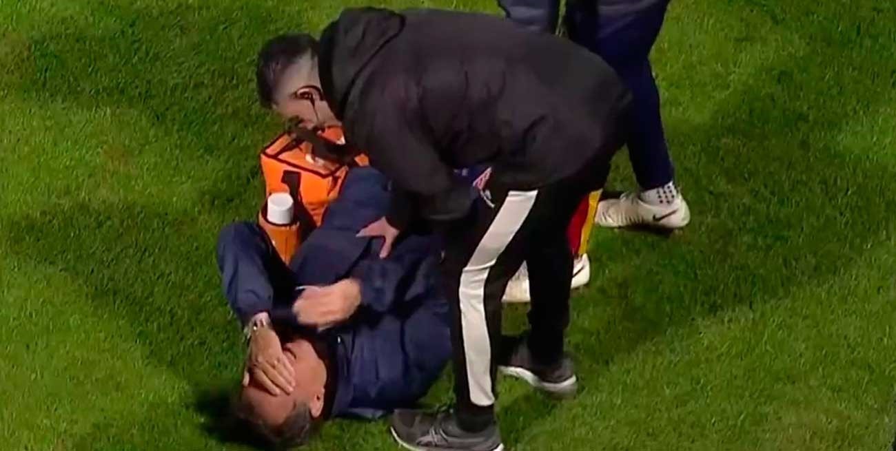 De no creer: el médico de Los Andes se lesionó cuando ingresó a asistir a un jugador