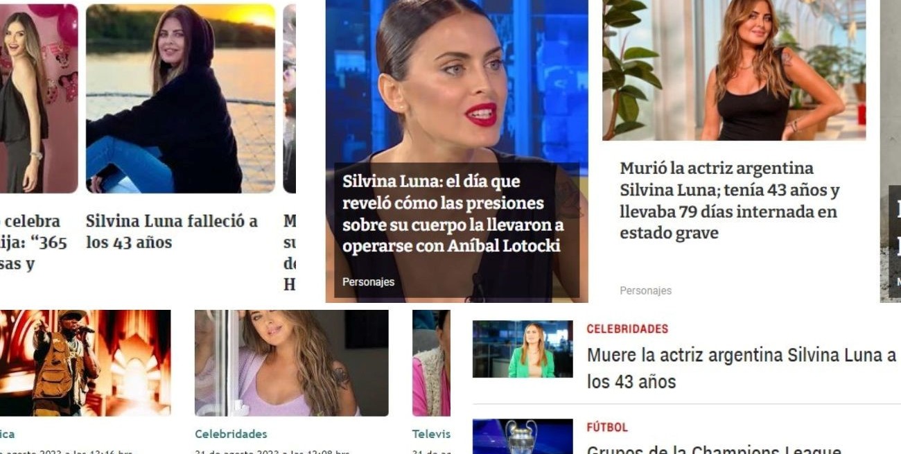 Así reflejaron los medios internacionales la muerte de Silvina Luna