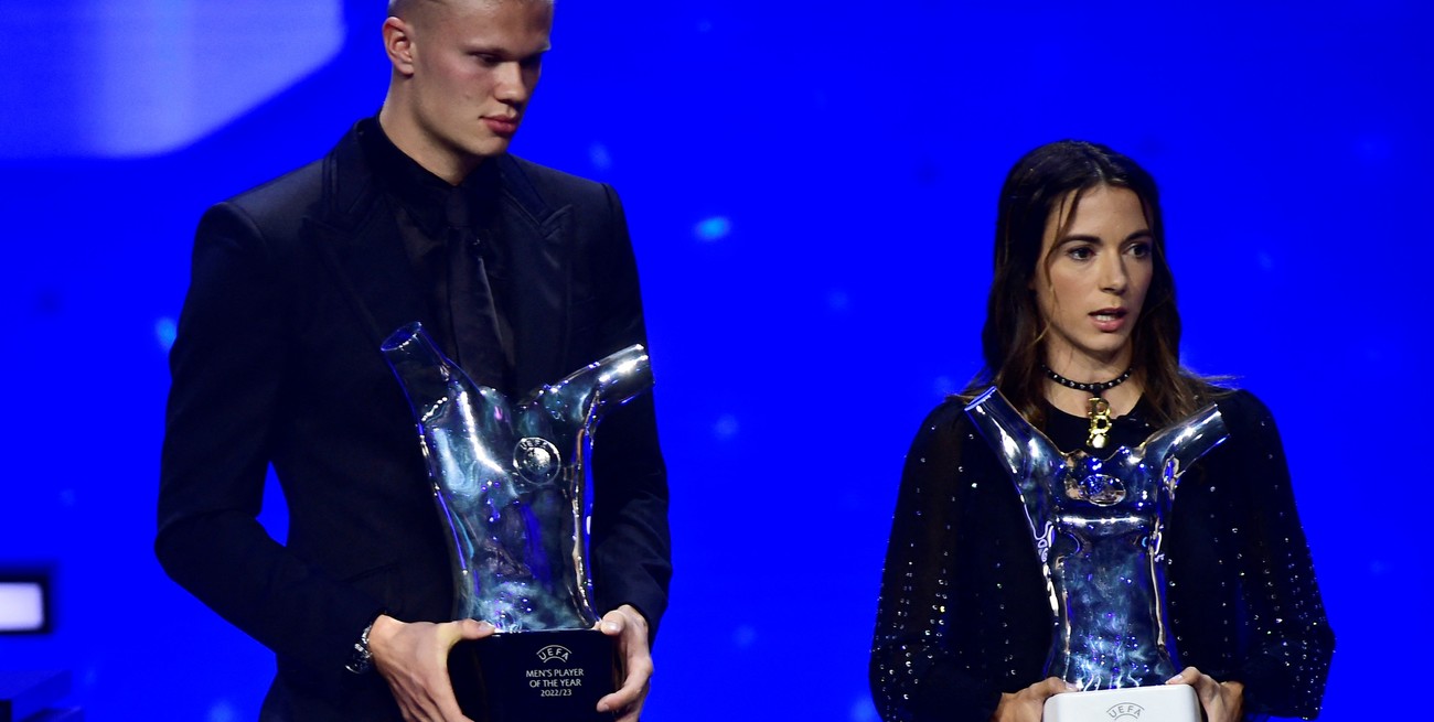 Erling Haaland superó a Messi y se quedó con el premio a Mejor Jugador de la UEFA
