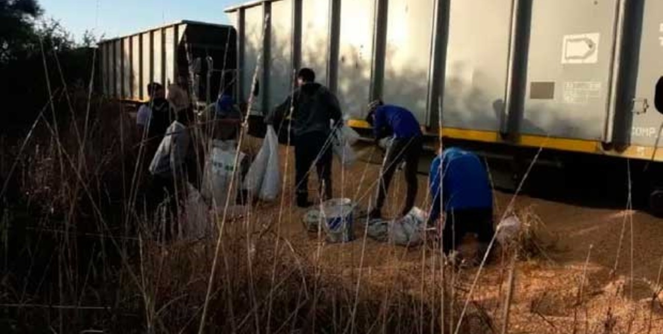 Saquearon un tren de carga en Santo Tomé