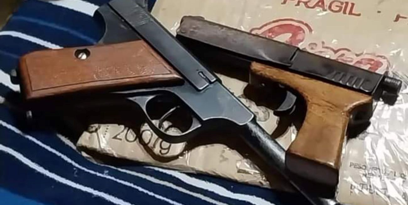 Encontraron un arsenal en la casa de un hombre violento