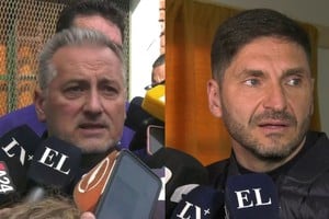 Lewandowski y Pullaro hablaron con la prensa luego de emitir su voto.