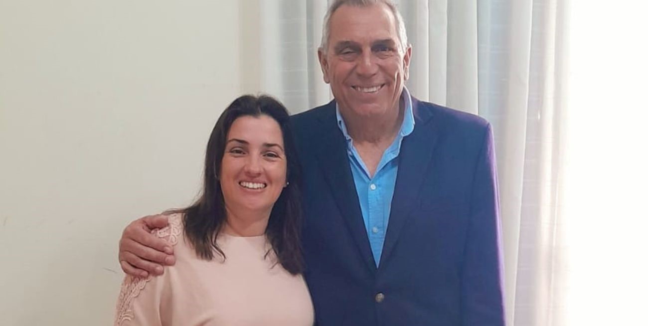 Comenzó la transición en San Javier: Mario Migno recibió a Maribel González