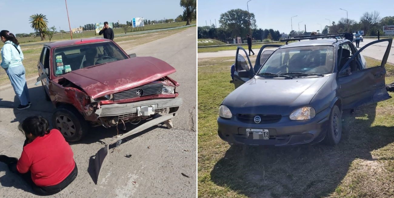 Cuatro lesionados tras un
choque en Gobernador Crespo