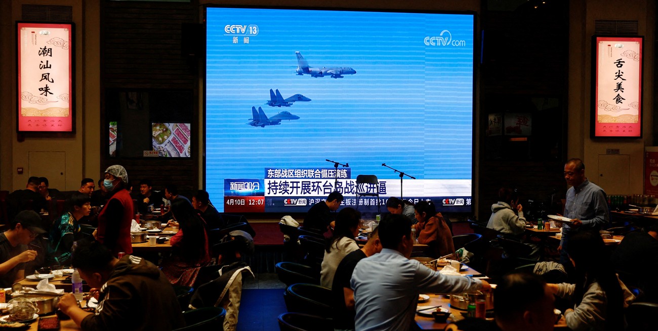 Taiwán denunció asedio de aviones y barcos chinos