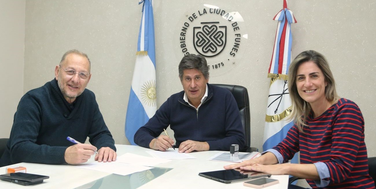 Provincia trabaja junto a la municipalidad de Funes para el recambio de luminarias