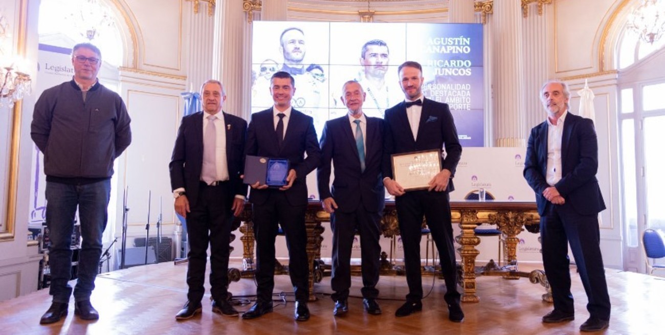 Video: la Legislatura porteña distinguió a Agustín Canapino