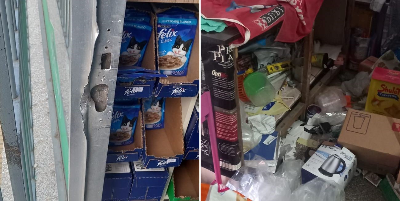 Video: robaron un negocio ubicado a una cuadra de la Seccional 5ta