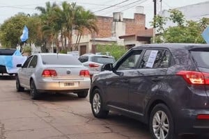 Concentración tras el fallo del juez de la causa Vicentin.