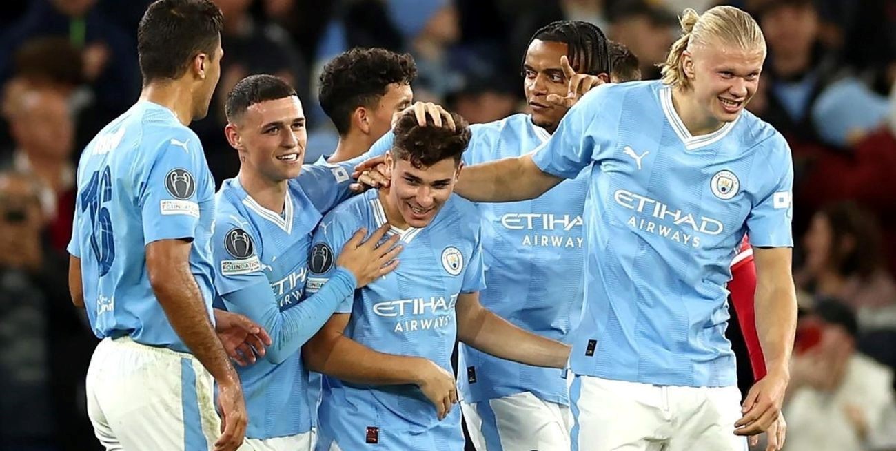 Ganó el City con dos goles de Julián

