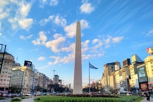 Sorpresa en el Obelisco. 