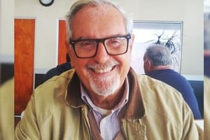 Hugo Lazzarini, destacado artista plástico santafesino.