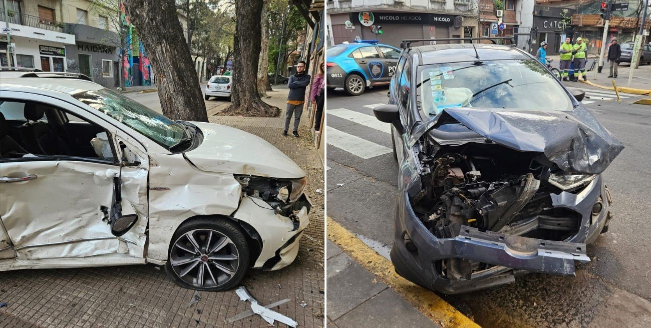 Choque en Palermo dejó a tres víctimas con politraumatismos 