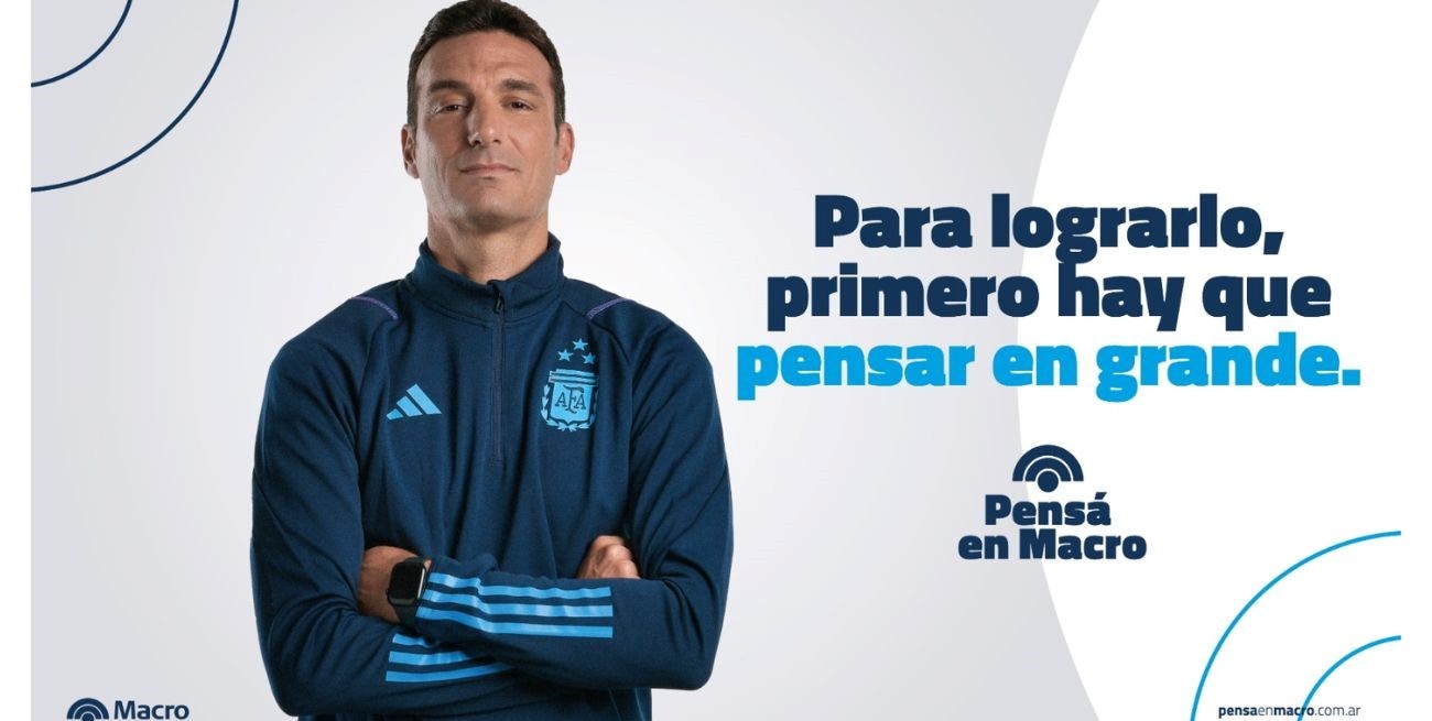 El Macro invita a "pensar en grande" con Lionel Scaloni y Pablo Aimar en el banco