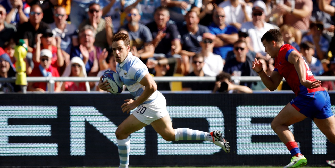 Los Pumas golearon a Chile: Ahora se viene la "final" con Japón para acceder a cuartos