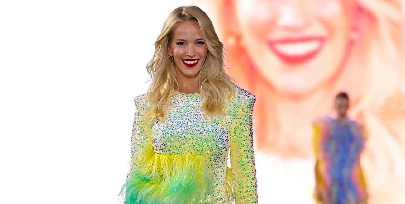Luisana Lopilato desfiló en París junto a modelos y estrellas de Hollywood