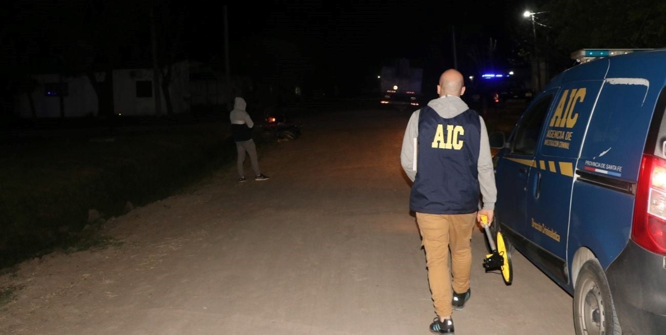 Reconquista: trágico choque de motos 