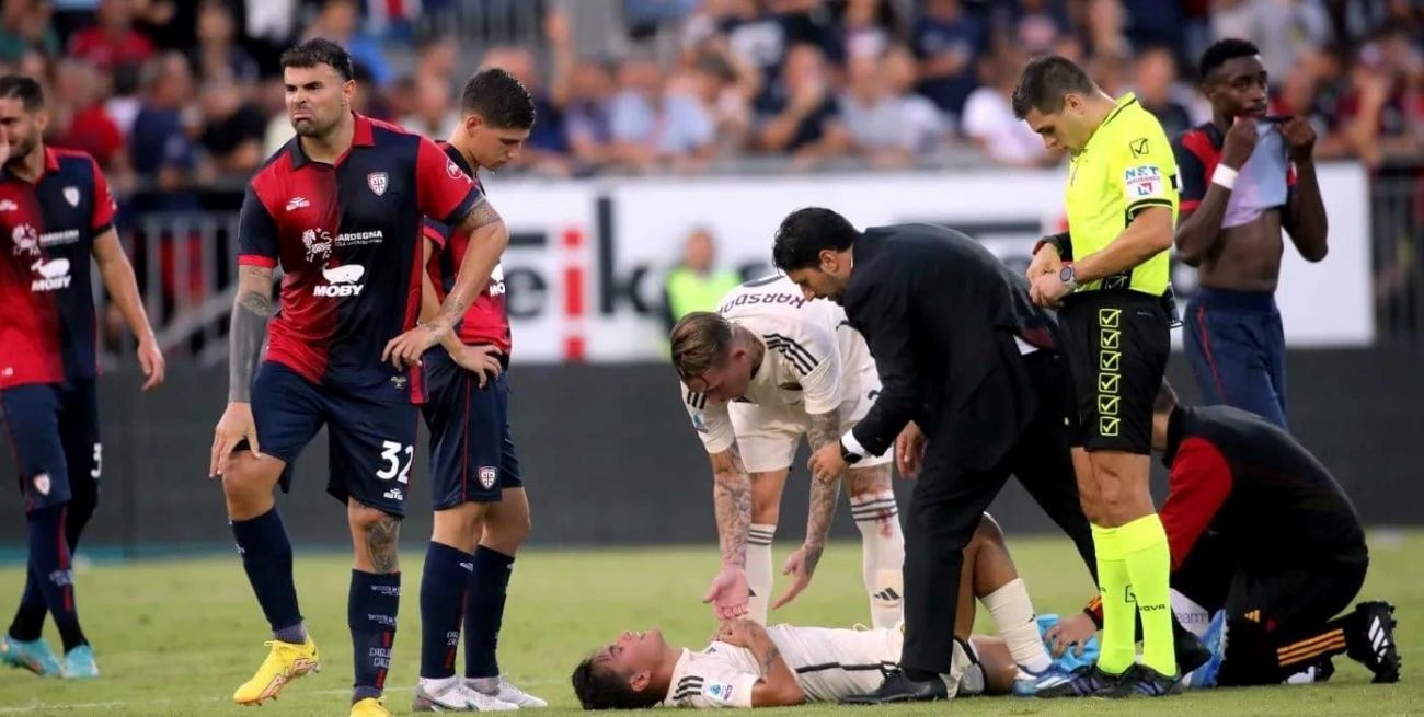 Alivio en Roma y la Selección Argentina: Dybala estará fuera de las canchas solo por 3 semanas