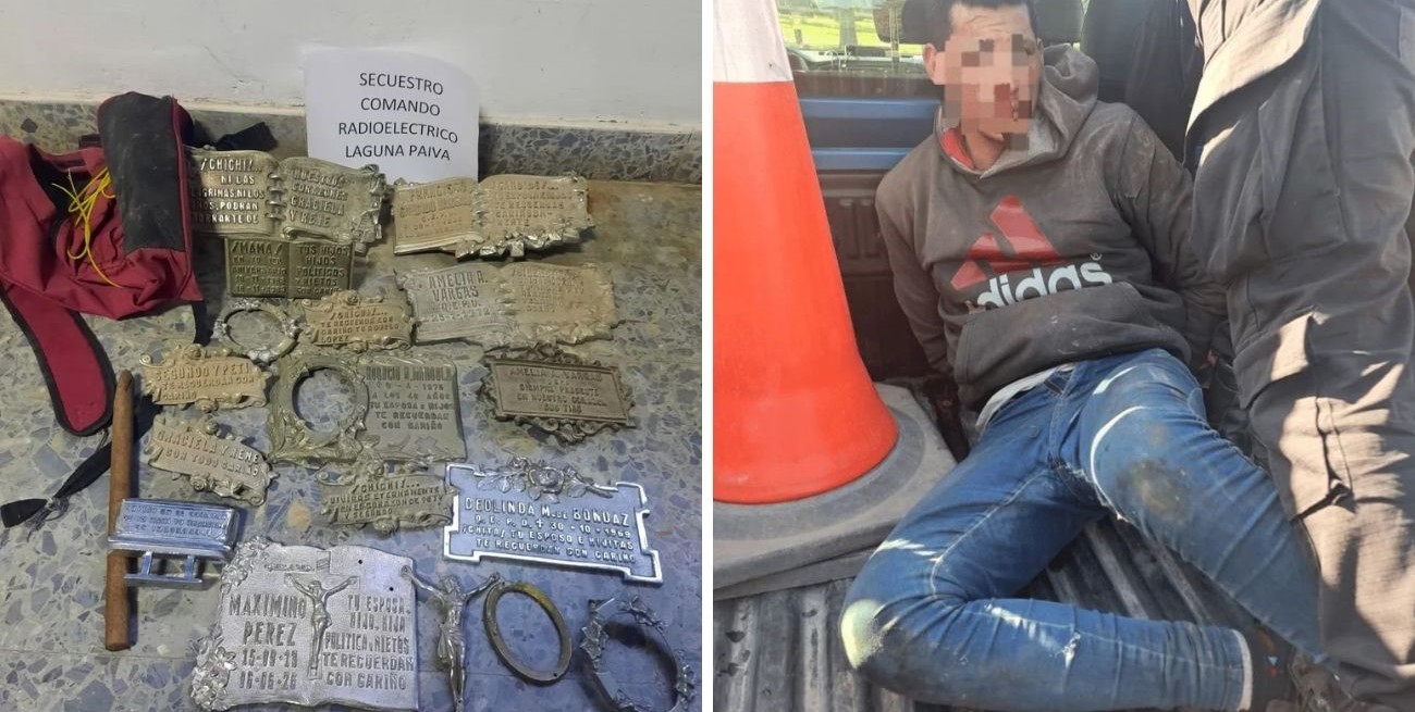 Laguna Paiva: condenado por robar hasta en el cementerio