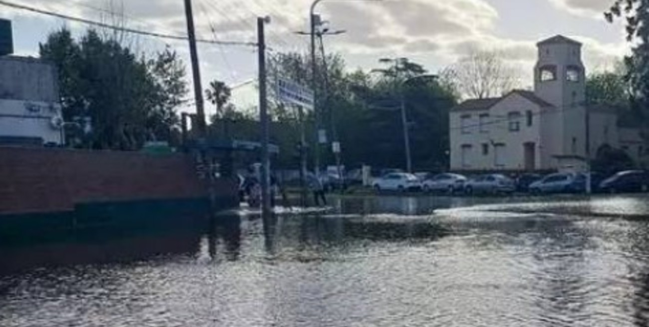 Video: por la Sudestada, se desbordó el Río de la Plata 