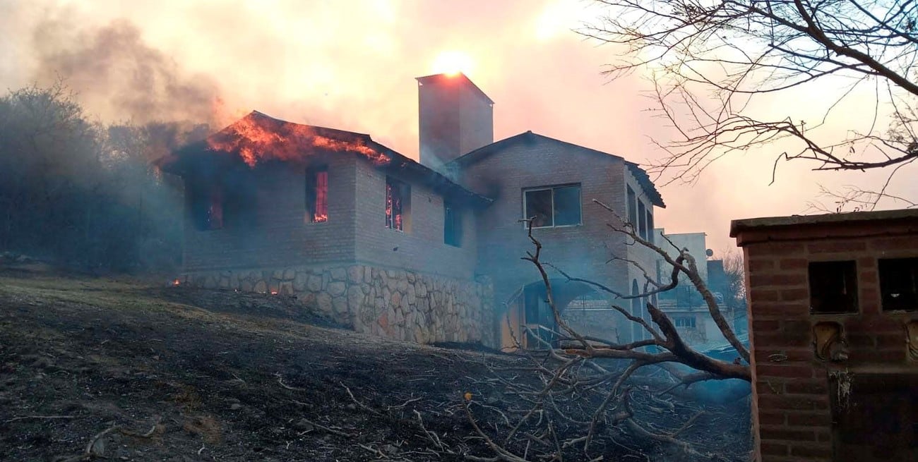 Los efectos del incendio en el Valle de Punilla de Córdoba