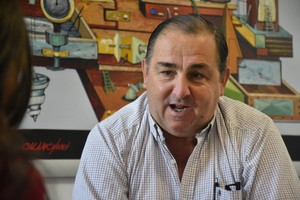 Poletti, en una de sus visitas a El Litoral. "Él ya tiene los nombres de su gabinete, pero están guardados bajo mil llaves", aseguró una fuente consultada. Se aguarda una conferencia de prensa con las confirmaciones finales. Archivo El Litoral / Pablo Aguirre