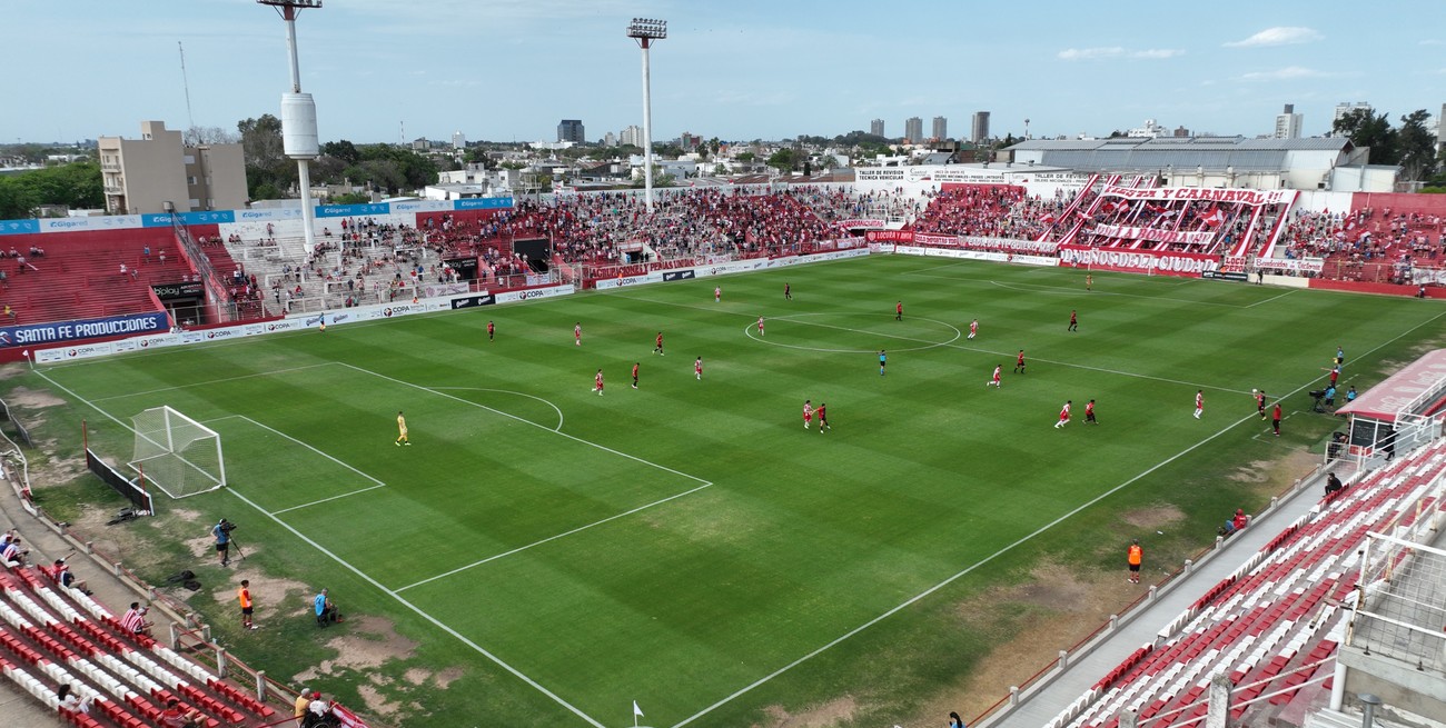 El clásico santafesino por Copa Santa Fe, desde el drone de El Litoral