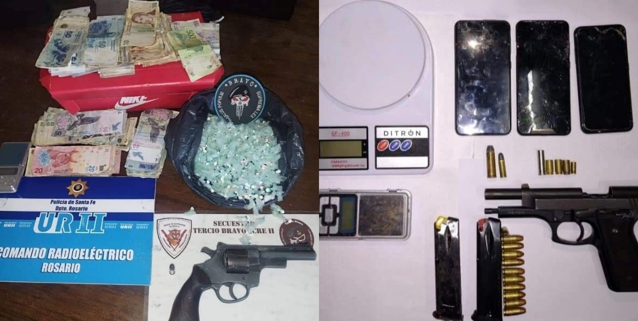 Rosario: secuestro de armas de fuego y municiones de diverso calibre