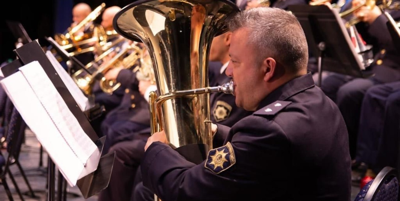 La Banda Policial cumplió años y lo festeja a toda orquesta