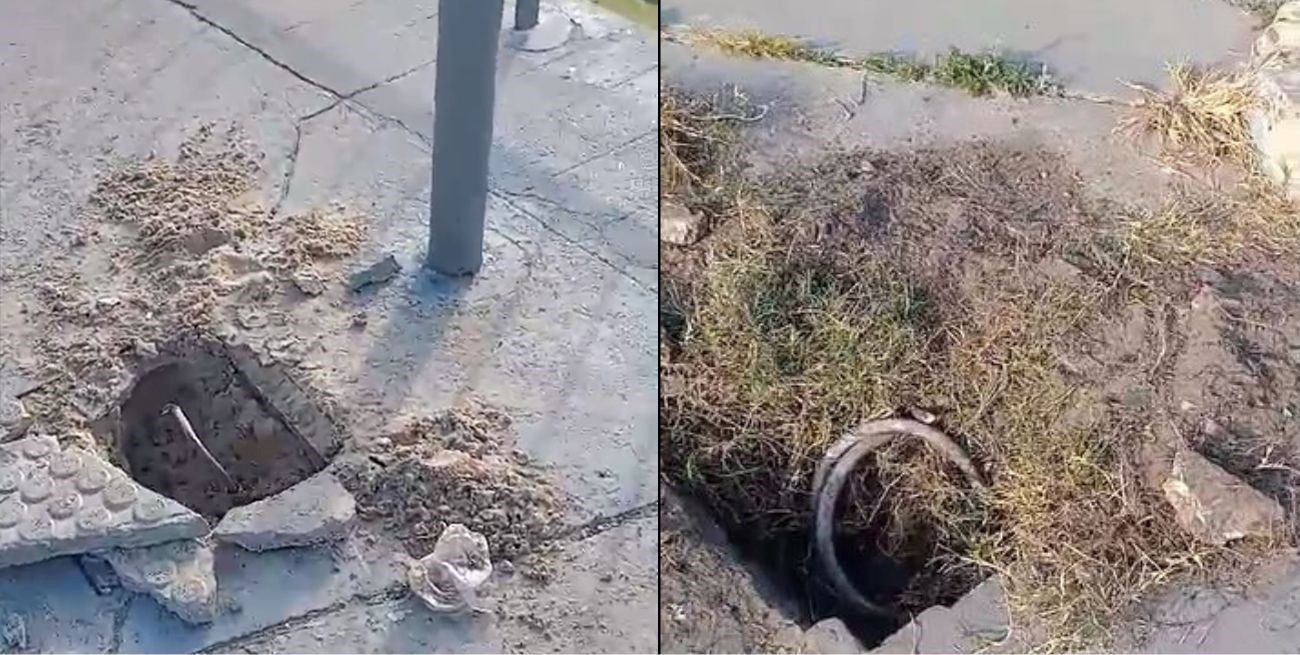 Video: vandalismo en la costanera de Santa Fe