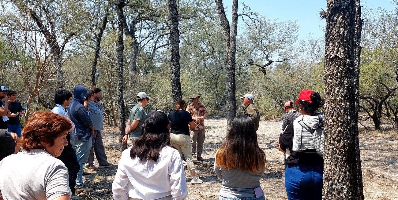 Realizaron una capacitación sobre inventarios forestales en la Estancia Las Gamas