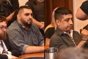 Juan Manuel Ruffino, el "chofer", fue condenado a prisión perpetua, mientras que el relacionista público Andrés Kaipl recibió 22 años de prisión. Crédito: Archivo/ Mauricio Garín y Flavio Raina.