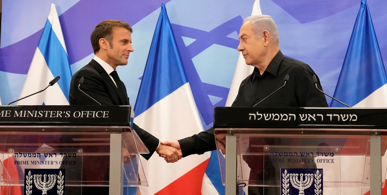 Emmanuel Macron visita Israel con la liberación de rehenes como prioridad
